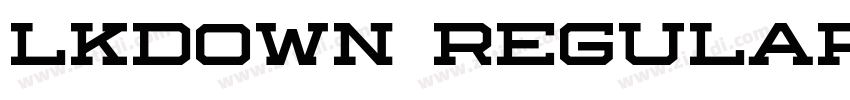 Lkdown Regular字体转换